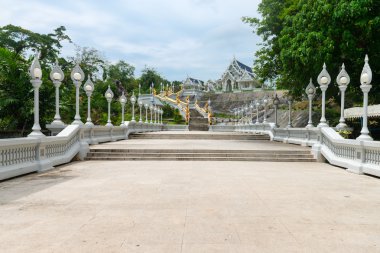 Tayland Budist tapınağı beyaz