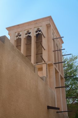 Dubai eski tüccar çeyreğinde geleneksel Klima rüzgar ile