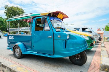  Eski moda vintage tuk-tuk 