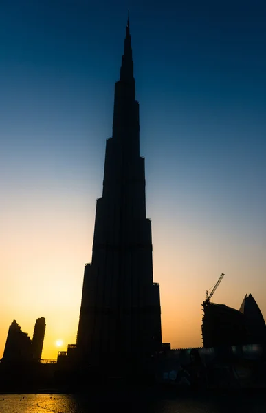世界で最も高い超高層ビル、ブルジュ ・ ハリファ — ストック写真