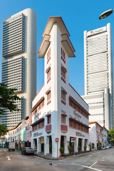 Straßen von Restaurants, Bars und Diskotheken in Singapore — Stockfoto