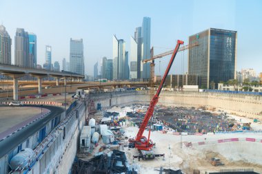 Şehir merkezinde D büyük inşaat projesinde eserleri Vakfı
