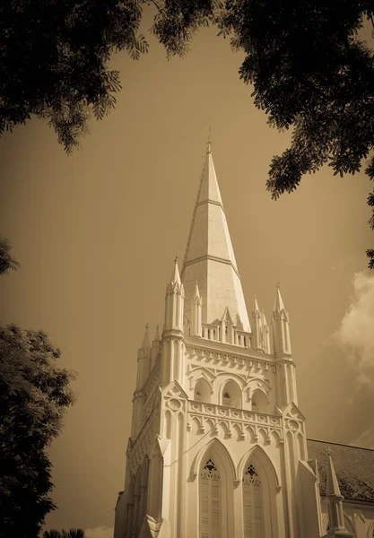 High tower turret — Stock Photo, Image