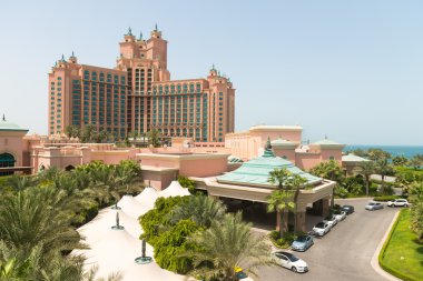 Atlantis, Palm lüks otel resort bir artifici üzerinde yer alan