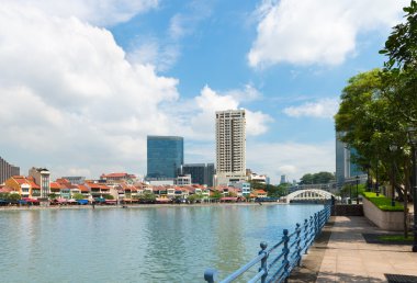 Singapore Skyline from the Boat Quay