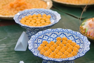 Traditional Thai Sweets Served for Tourists in Thailand