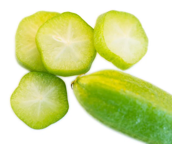 Kamias Fruit Set against a White Background — Stock Photo, Image