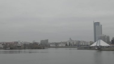 Video panorama şehir Minsk Beyaz Rusya