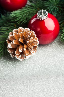 Noel top köknar ağacı ve süper