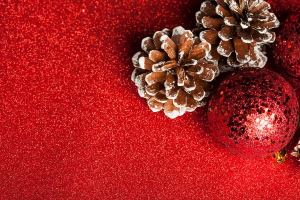 Noel dekorasyonu ile şenlikli süper Stok Resim