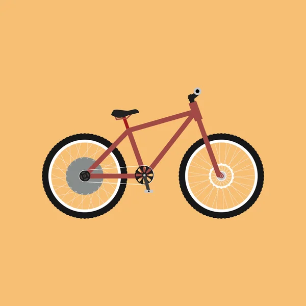 Электрический велосипед - e-bike — стоковый вектор