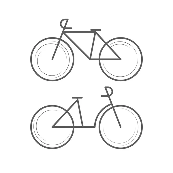 Иконки велосипедов — стоковый вектор