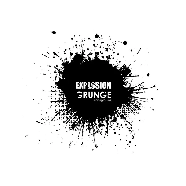Grunge explosion. Grunge style — Stock Vector