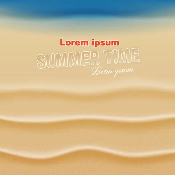 Summer beach texture background — Stock Vector
