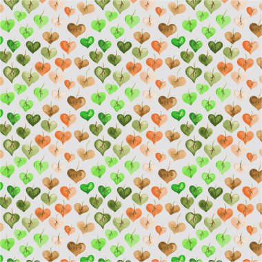 yaprakları ile sorunsuz bahar desen