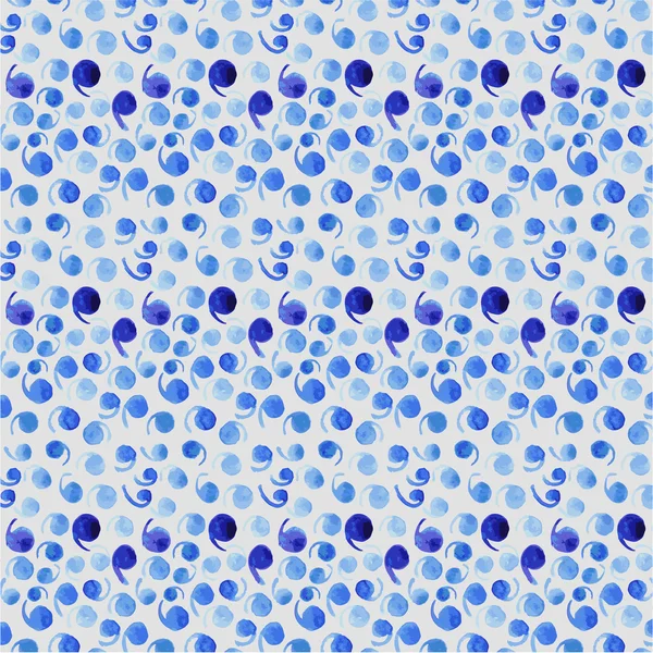 Blauw abstract naadloos patroon — Stockvector