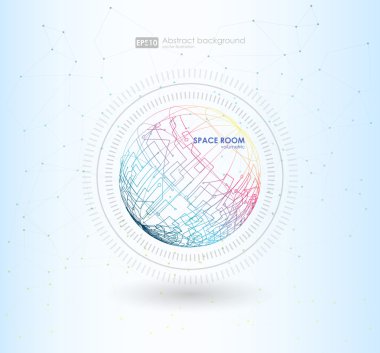 fütüristik hud arka plan