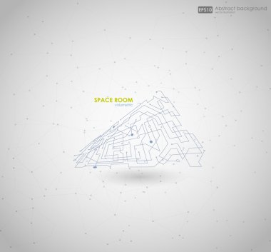 fütüristik hud arka plan