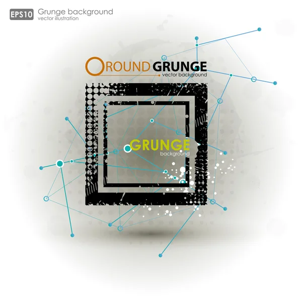 Grunge t-shirt için yazdırma — Stok Vektör