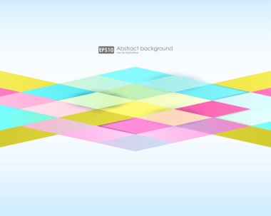 Modern örtüşen üçgenler.