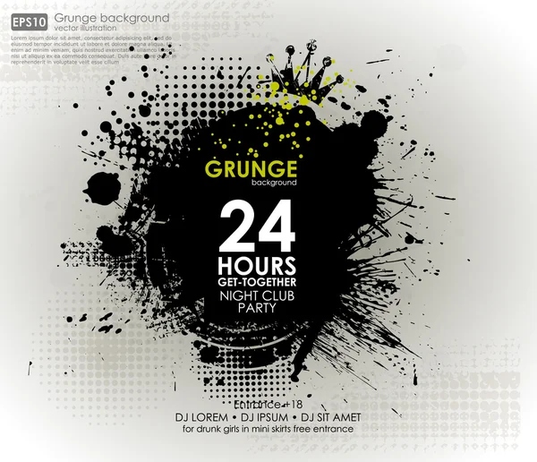 Poster Grunge background — Stock Vector