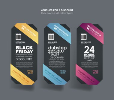 Siyah Cuma koleksiyon satış afiş