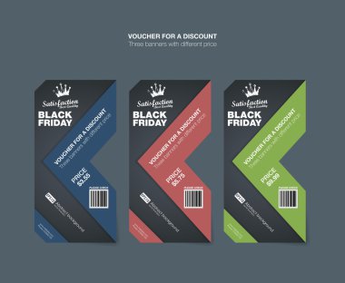 Siyah Cuma koleksiyon satış afiş