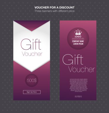 Hediye çeki şablonu