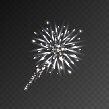 Köpüklü patlama şenlikli desenli havai fişek