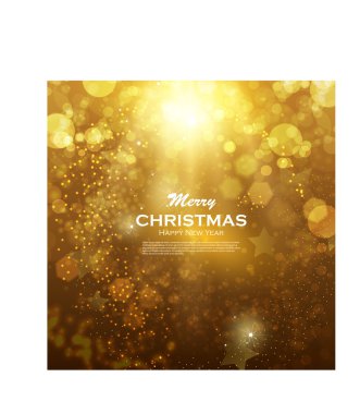 Sihirli yıldızlı pekiyi ile Noel arka plan