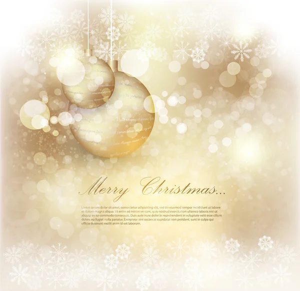 Altın Noel arkaplanı