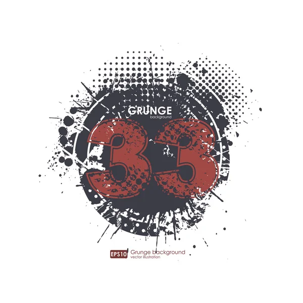 Grunge gangster lucky number