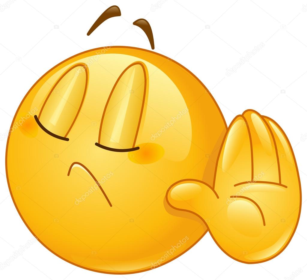 Clipart Cartoon of a Contempt Emoji Emoticon Face (Download Now) 