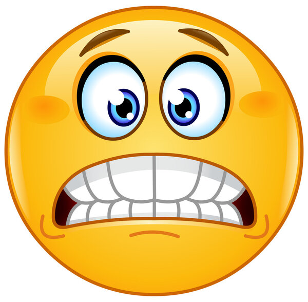 Векторный гримасовый смайлик
