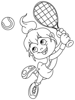Seviyelendirilmiş Tenis kız