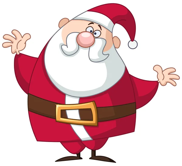 Śmieszny Święty Mikołaj — Wektor stockowy