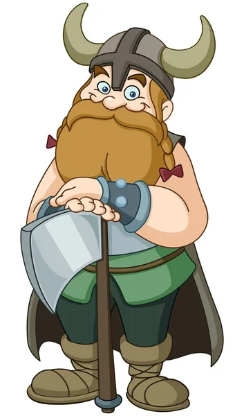 Vector vikingo guerrero — Vector de stock