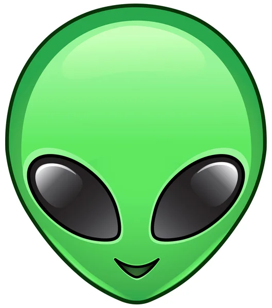 Ícone alienígena — Vetor de Stock