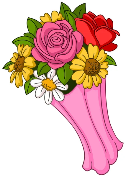 Vector flower bouquet — Stock Vector