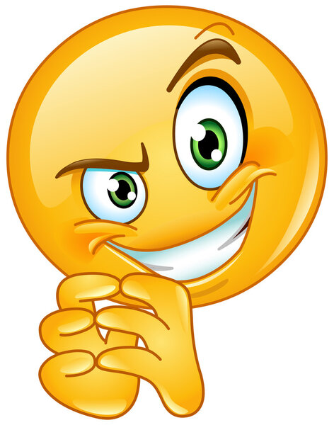 Векторный скрытый смайлик
