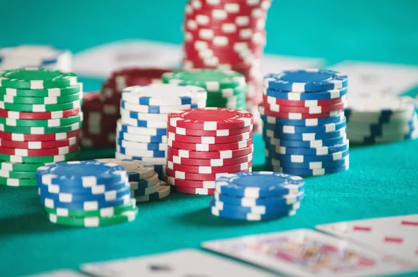 Poker chips — Stock Photo, Image