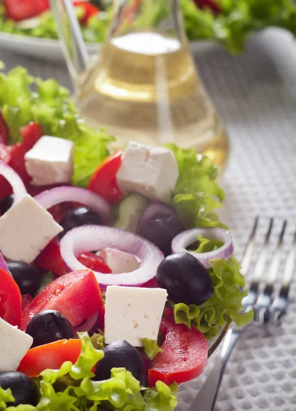 Greek salad — Stock Photo, Image