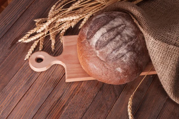 Tarwe en brood — Stockfoto