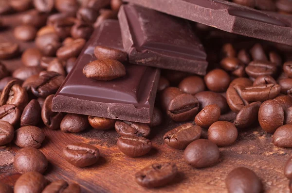 Chocolate y café —  Fotos de Stock