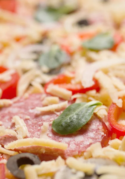 Raw pizza — Stock Photo, Image