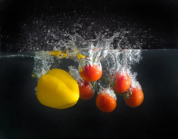 西红柿和辣椒 — 图库照片