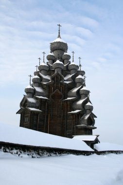 ahşap ünlü Rus Müzesi kizhi