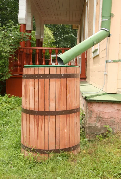 Rainwater Collection Barrel — 스톡 사진