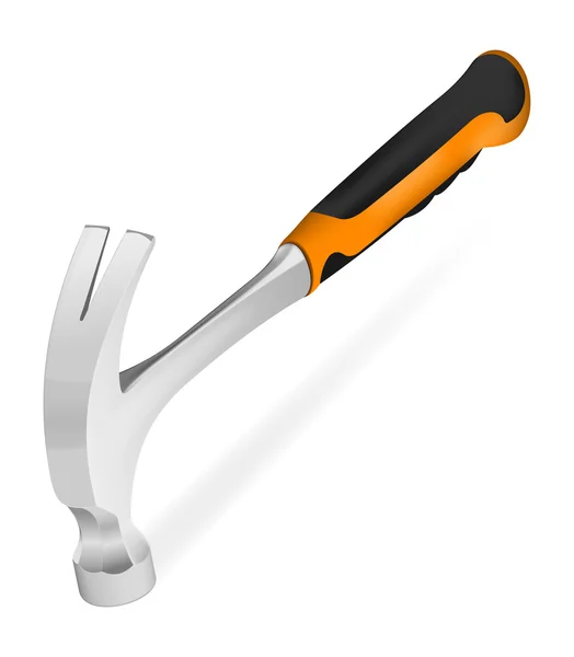 Photorealistic hammer carpenter — Stock Vector