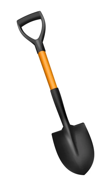 Photorealistic fiberglass shovel — Stock Vector